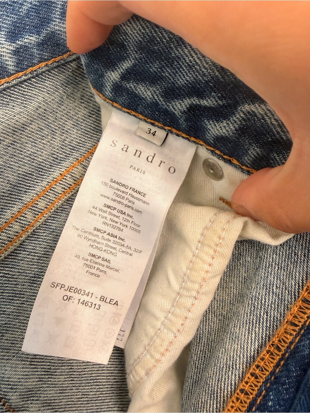 Sandro Flower Embroidered Jeans - Picture 7 of 7